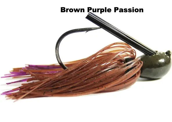 Missile Baits Ike's Mini Flip Jig 3/8oz 1pk - Brown Purple Passion