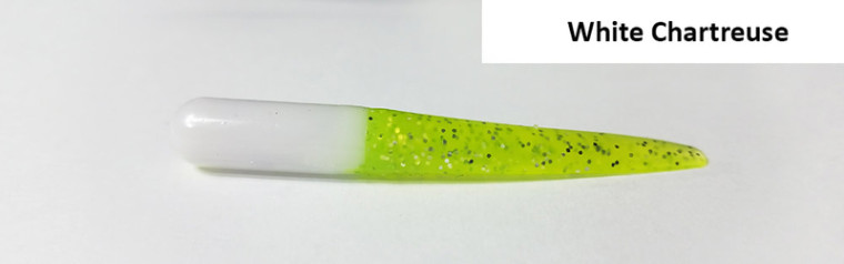 Muddy Water - 2.5" Muddy Water Baits - White & Chartreuse
