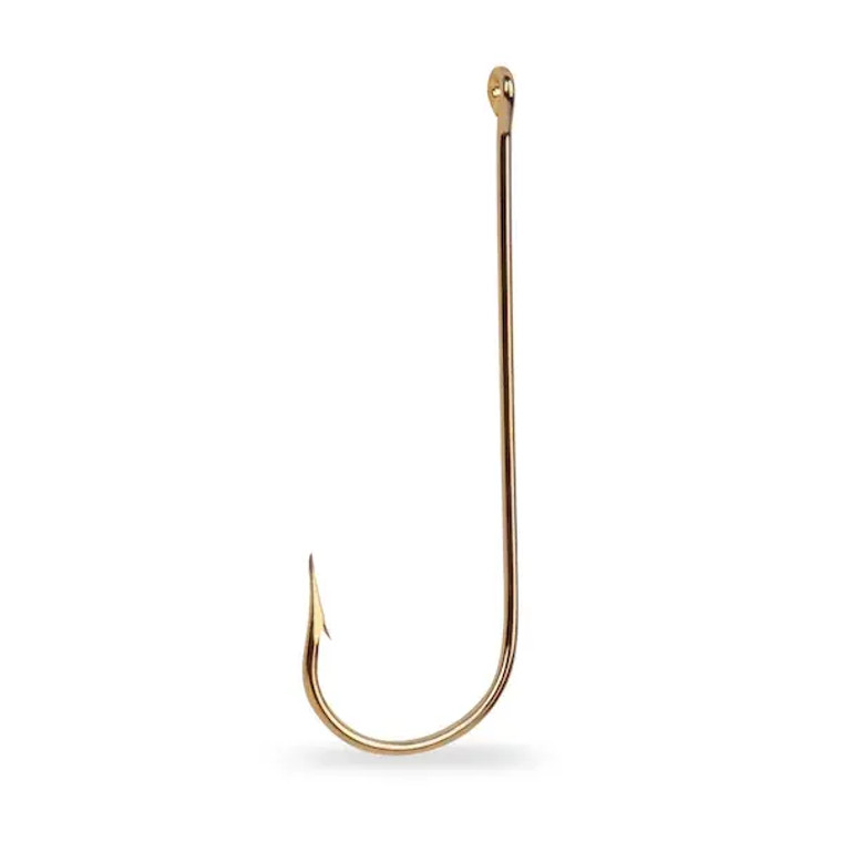 Mustad Aberdeen Hook Ringed sz4 50pk - Bronze Mustad Aberdeen Hook Ringed sz4 50pk - Bronze