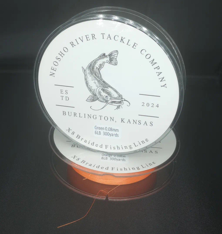Neosho River Tackle Company Orange Braid - 100lb 300yd