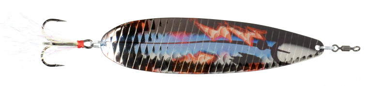 Nichols Lures - 8" Ben Parker Magnum Flutter Spoon, Undead, 3.5oz