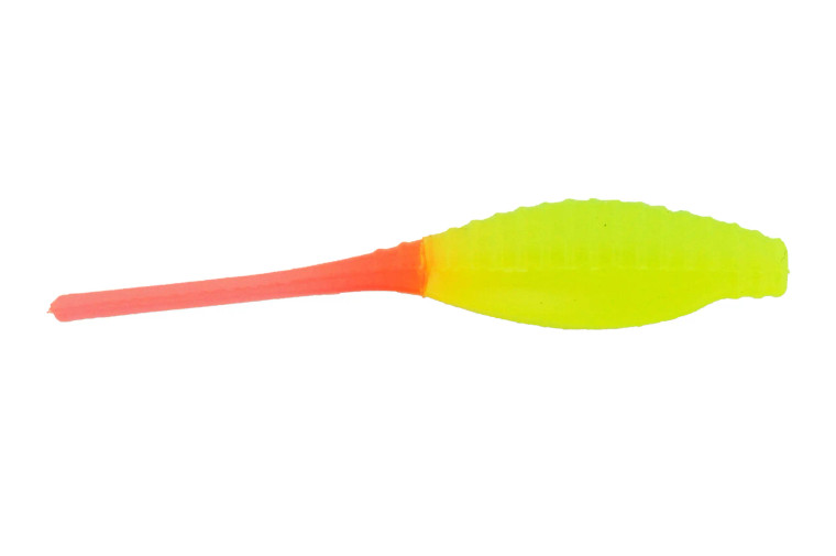Panfish Assassin - 2" Pro Tiny Assassin - Lime Orange Tail
