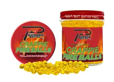 Pautzke 1.35oz Crappie Fire Balls - GOLD GARLIC
