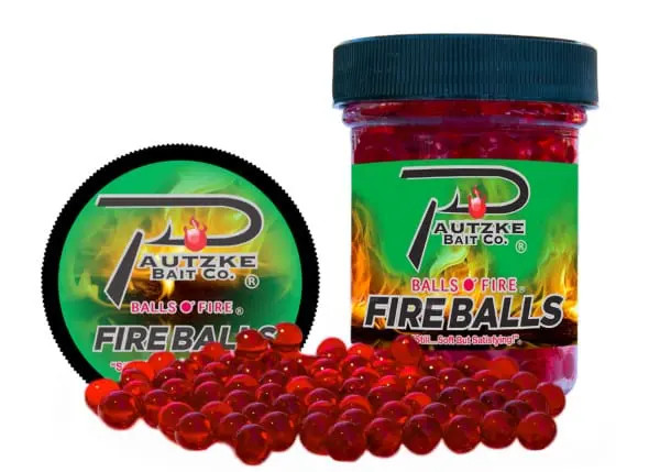 Pautzke 1.65oz Fire Balls - RED
