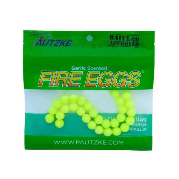 Pautzke 30ct Fire Eggs - CHARTREUSE