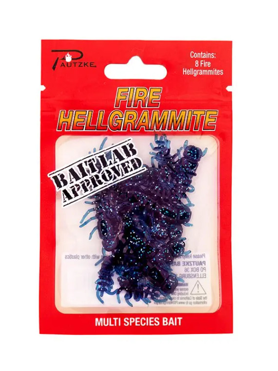 Pautzke 8ct Fire Hellgrammite - Midnight Blue Pautzke 8ct Fire Hellgrammite - Midnight Blue