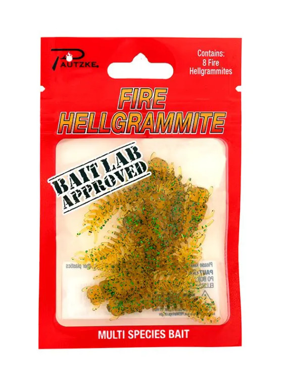 Pautzke 8ct Fire Hellgrammite - Natural