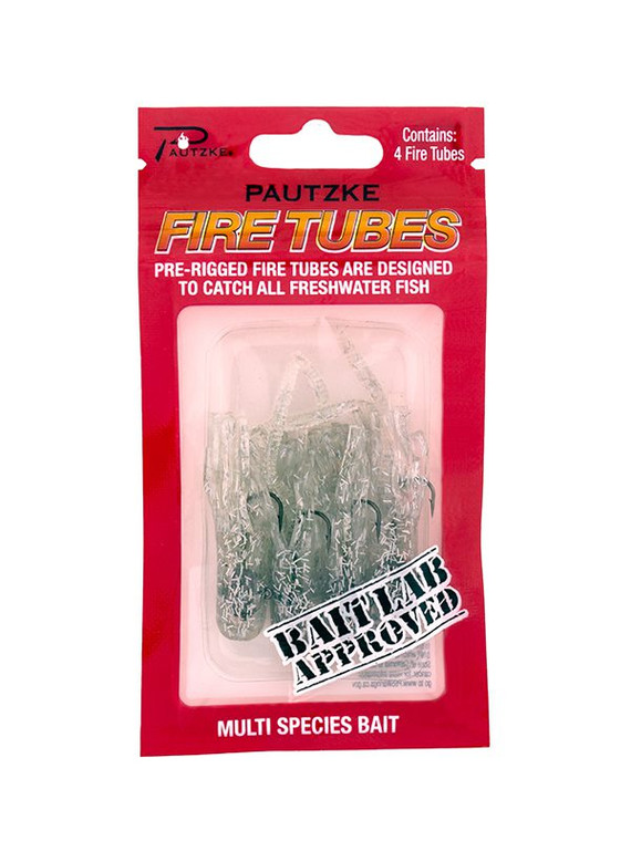 Pautzke 4ct Fire Tubes - Ghost Chrome