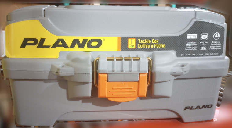 Plano 1 Tray Tackle Box Lt Grey Dk Grey