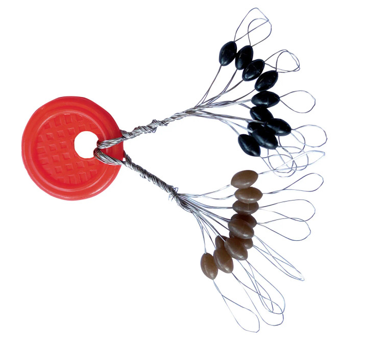 P-Line Perfect Peg M-L Blk/Grn Rubber 20- pc Egg Stopper