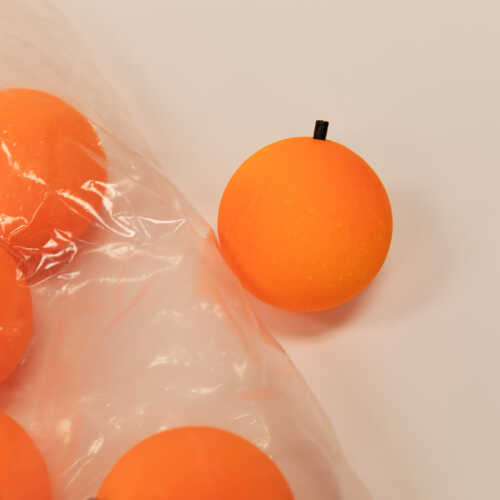 Rebel Fin Foam Float 3" Orange w Peg 25/bag