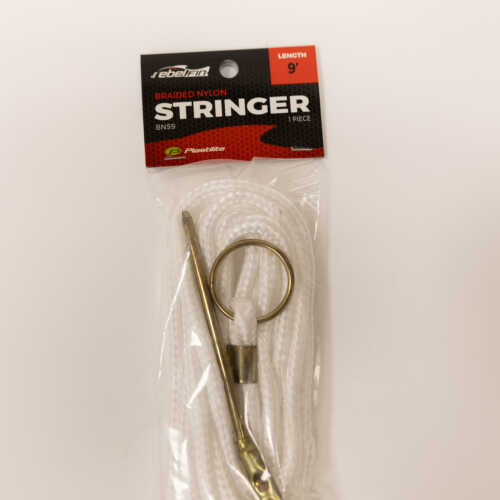 Rebel Fin 9' Braided Nylon Stringer White