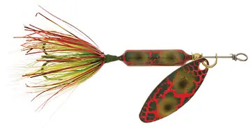 Rooster Tail 1/16oz - Frog Bleeding