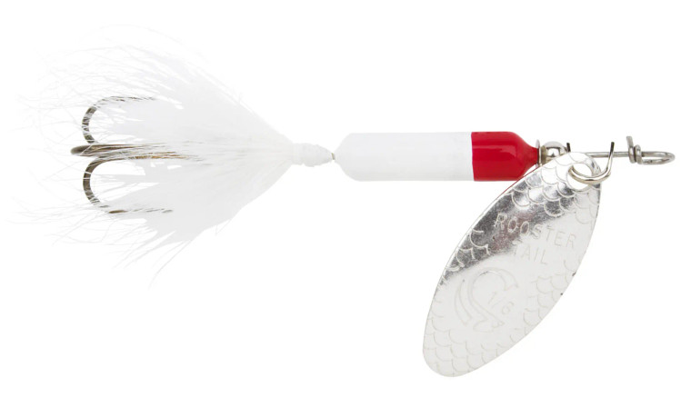 Rooster Tail 1/8oz - White Red Top