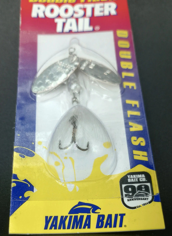 Rooster Tail Double Flash 1/4oz - White