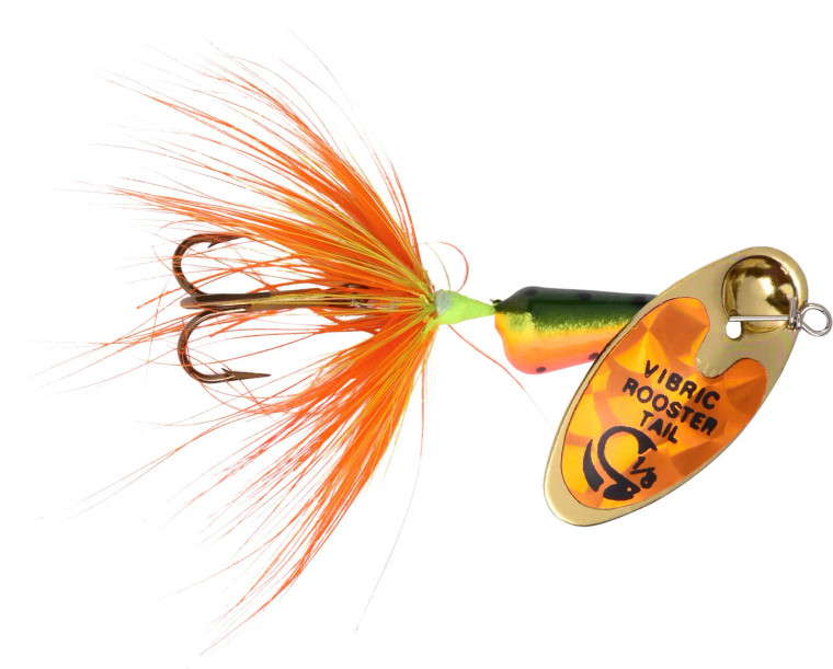 Vibric Rooster Tail 1/4oz - Fire Tiger Mylar