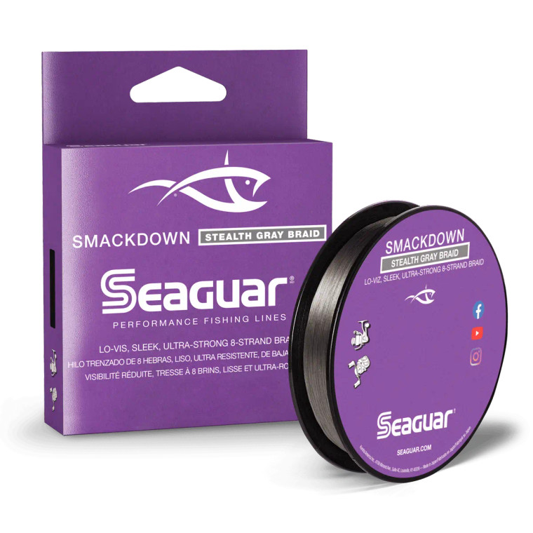 Seaguar Smackdown - Stealth Gray Braid - 15lb 150yd