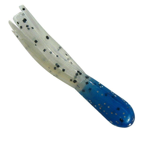 Pro Series 1.5" Crappie Tube Blue Shad 50/pkg