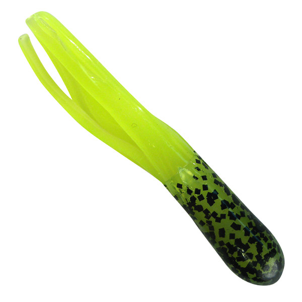 Southern Pro - 1.5" Scale Head Crappie Tube 50pk Black/Char