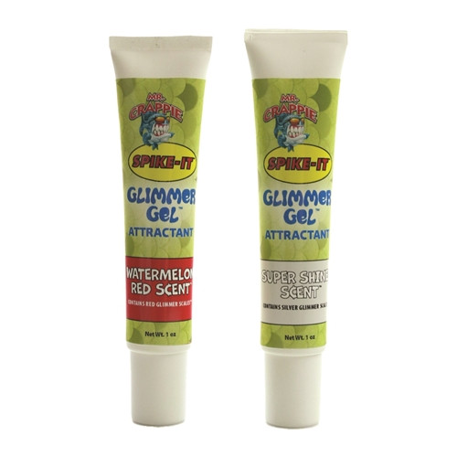 Spike-It Mr. Crappie Glimmer Gel - Silver Glimmer Scales