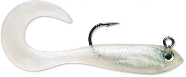 Storm WildEye Curl Tail Minnow 3" - Pearl