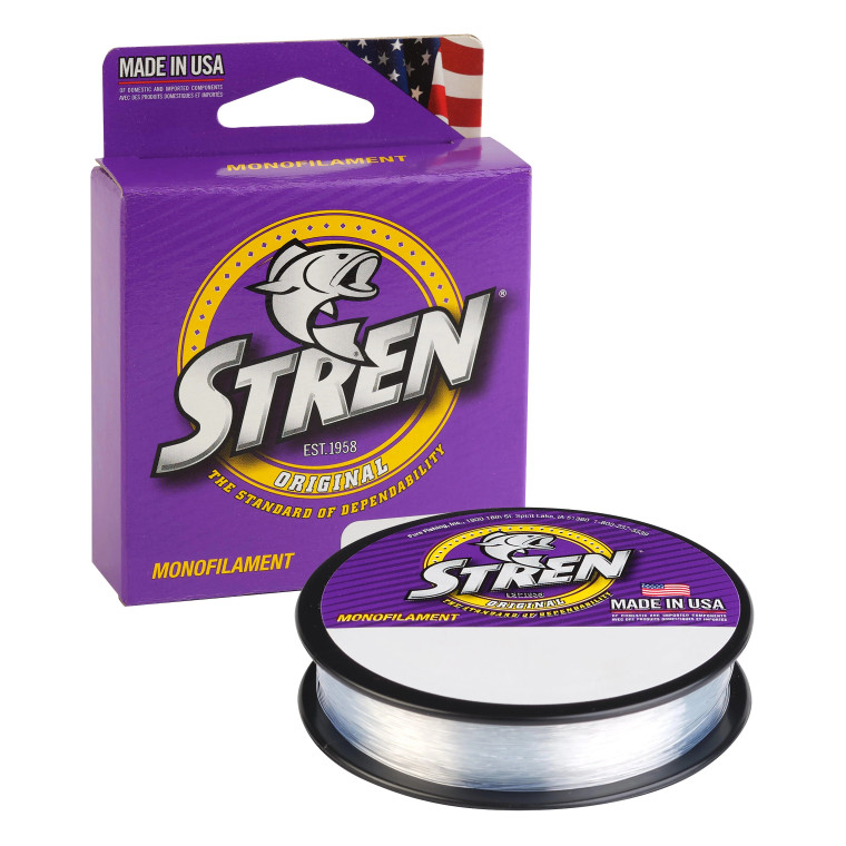 Stren Pony Spool 100yd Clear Blue Fl 6#