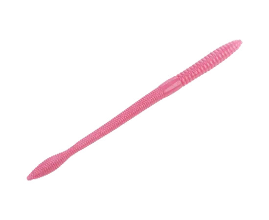 Strike King KVD 6.5" Finesse Worm - Bubble Gum