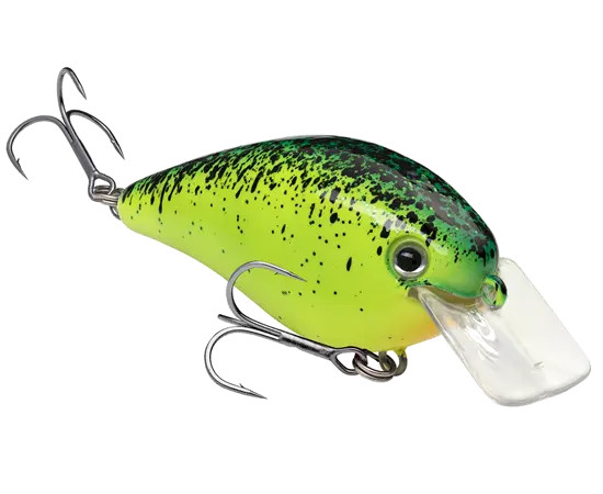 Strike King KVD Hard Knock 1.5 - Chartreuse/Blue Splatterback