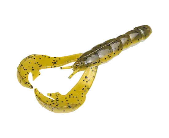 Strike King 4" Rage Craw 7pk - Green Pumpkin Pearl Belly