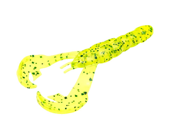 Strike King 4" Rage Craw 7pk - Chartreuse Pepper