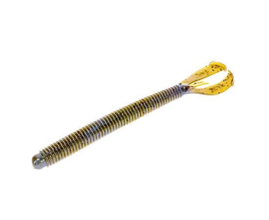 Strike King 6" Rage Twin Tail Menace Worm - Blue Craw