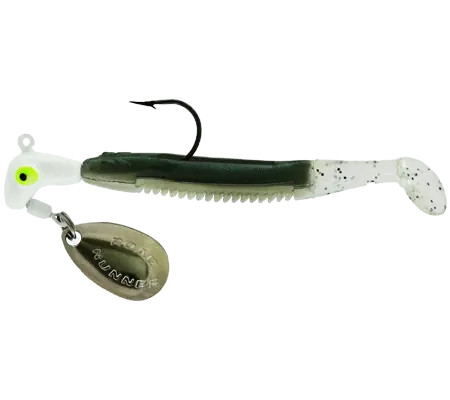 Team Crappie - Blakemore Slab Dragger 1/8oz 12/card - White Glimmer Gray