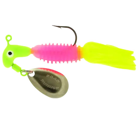 Team Crappie - Blakemore Crappie Tamer 1/8oz 12/card - Electric Chicken