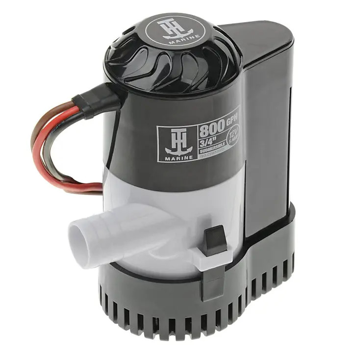 TH Marine - Boater Essentials Bilge Pump 800 GPH Automatic Float Switch