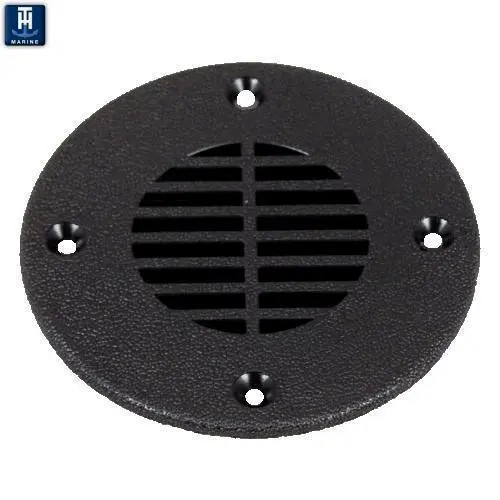 TH Marine 2 1/2" Floor Drain - Black