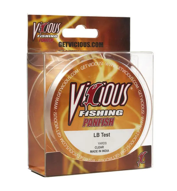 Vicious Panfish Mono 8lb 330yd - Lo-Vis Clear
