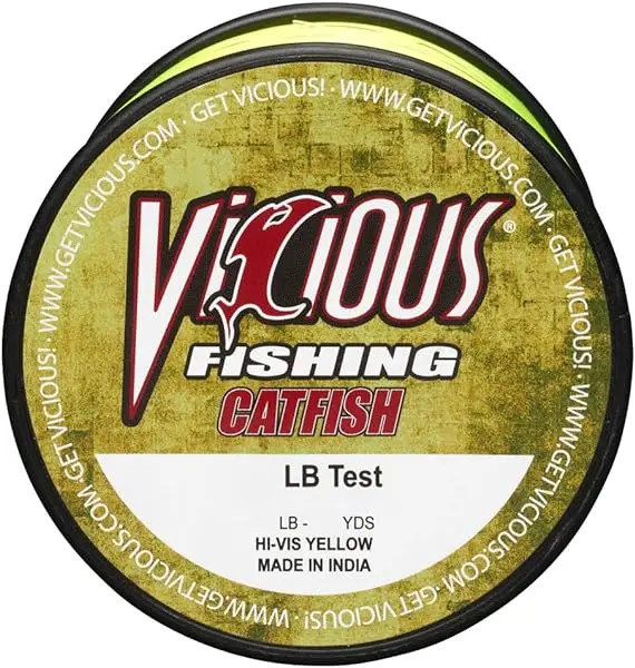 Vicious Catfish Mono 30lb 400yd - Hi-Vis Yellow