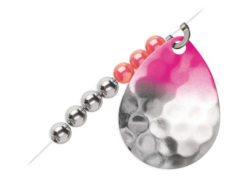 VMC TechSet Spinner Colorado Harness sz4 - Silver Pink