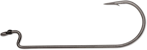 VMC Worm Hook Black Nickel sz2/0