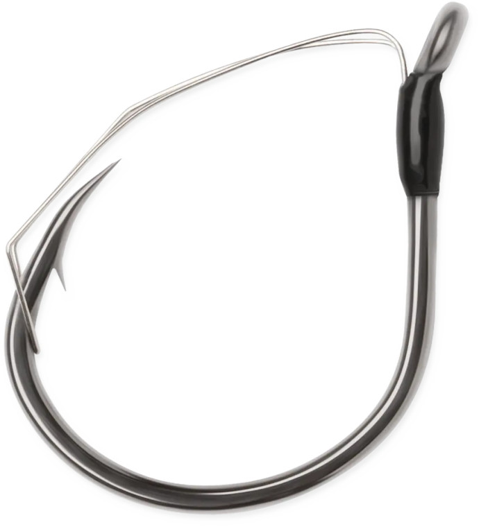 VMC Weedless Wacky Hook Black Nickel sz2