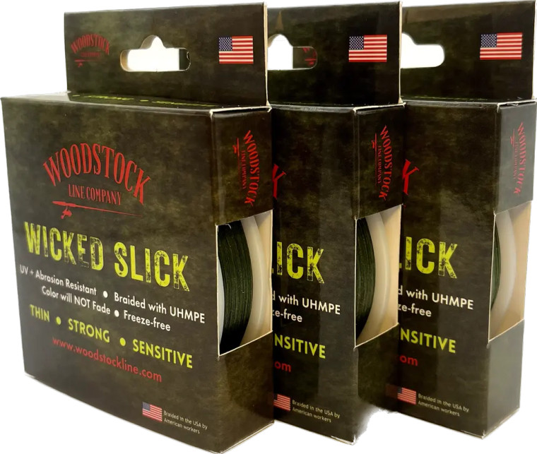 Woodstock Line Co. - Wicked Slick PE Superbraid 200 yd - 8# Test Green