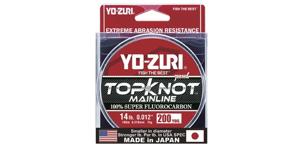 Yo-Zuri Top Knot Mainline 200yd Natural Clear - 6lb