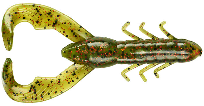 Yum 3.5" Christie Craw 8pk - Watermelon Red Flake