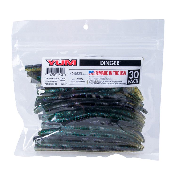 Yum 5" Dinger Bulk 30pk - Elders Magic