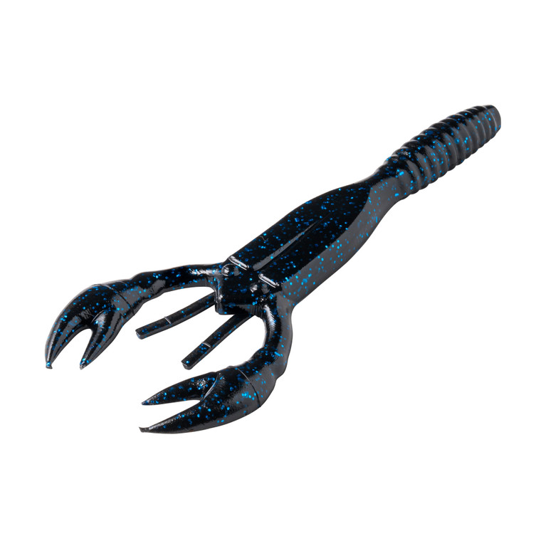 Yum 4" Salt Craw 10pk - Black-Blue