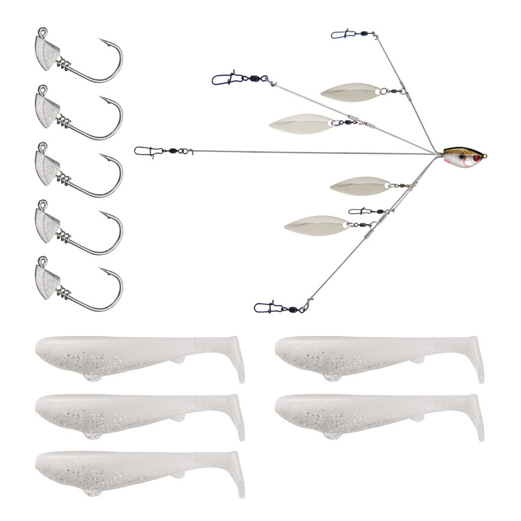 Yum Scottsboro Flash Mob Kit 3.5" - Sight Minnow
