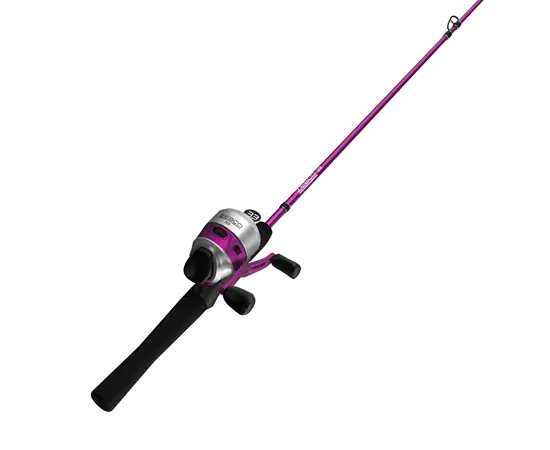 Zebco 33 Lady 6' 2pc M Spincast Combo 10lb Line