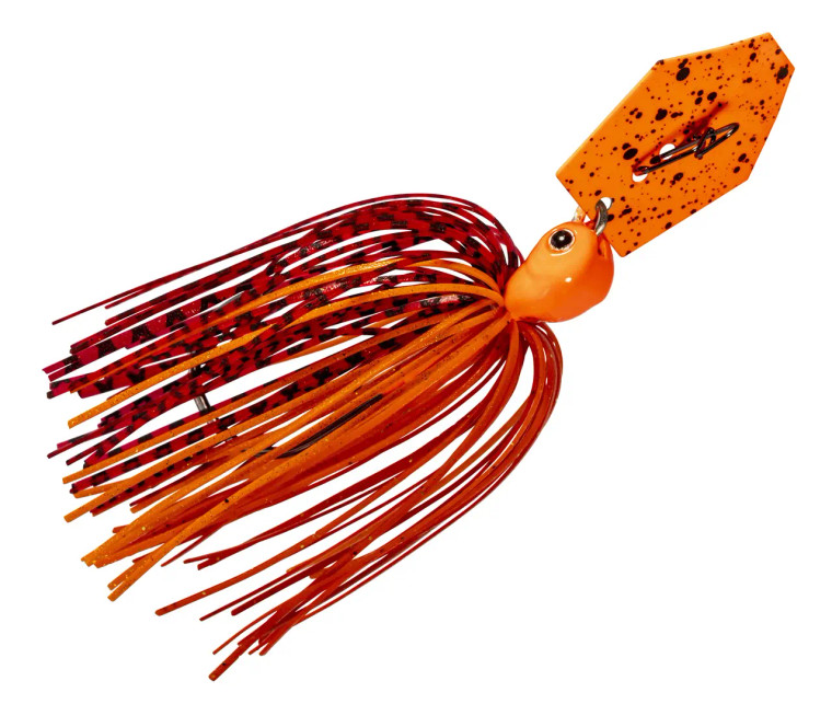 Z-Man Chatterbait Jackhammer 1/2oz - Fire Craw Orange Blade