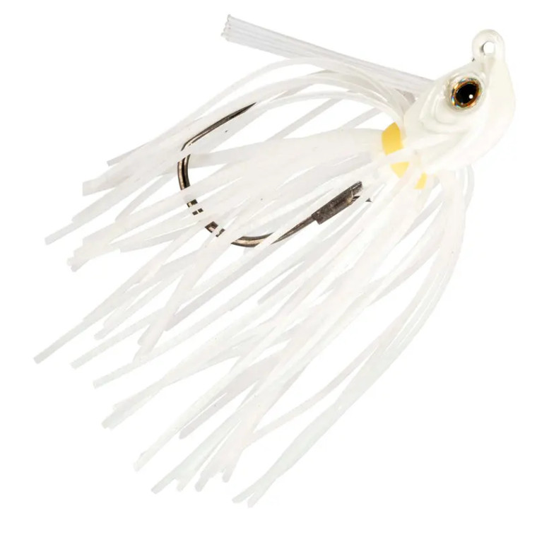 Z-Man Midwest Finesse Swim Jig 5/32oz - Pearl Ghost