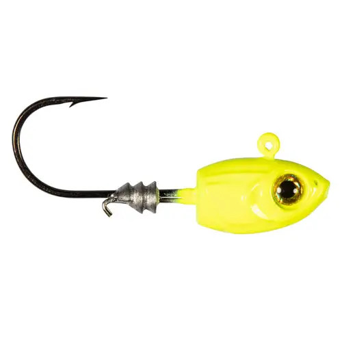 Z-Man Micro Shad Headz 1/8 Oz Chartreuse 4 Pack